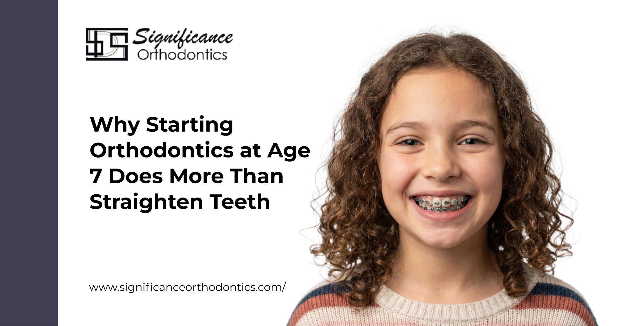 Why Starting Orthodontics at Age 7 Does More Than Straighten Teeth 2 adult orthodontics Smiling child wearing metal braces, illustrating the benefits of early orthodontics at age 7.